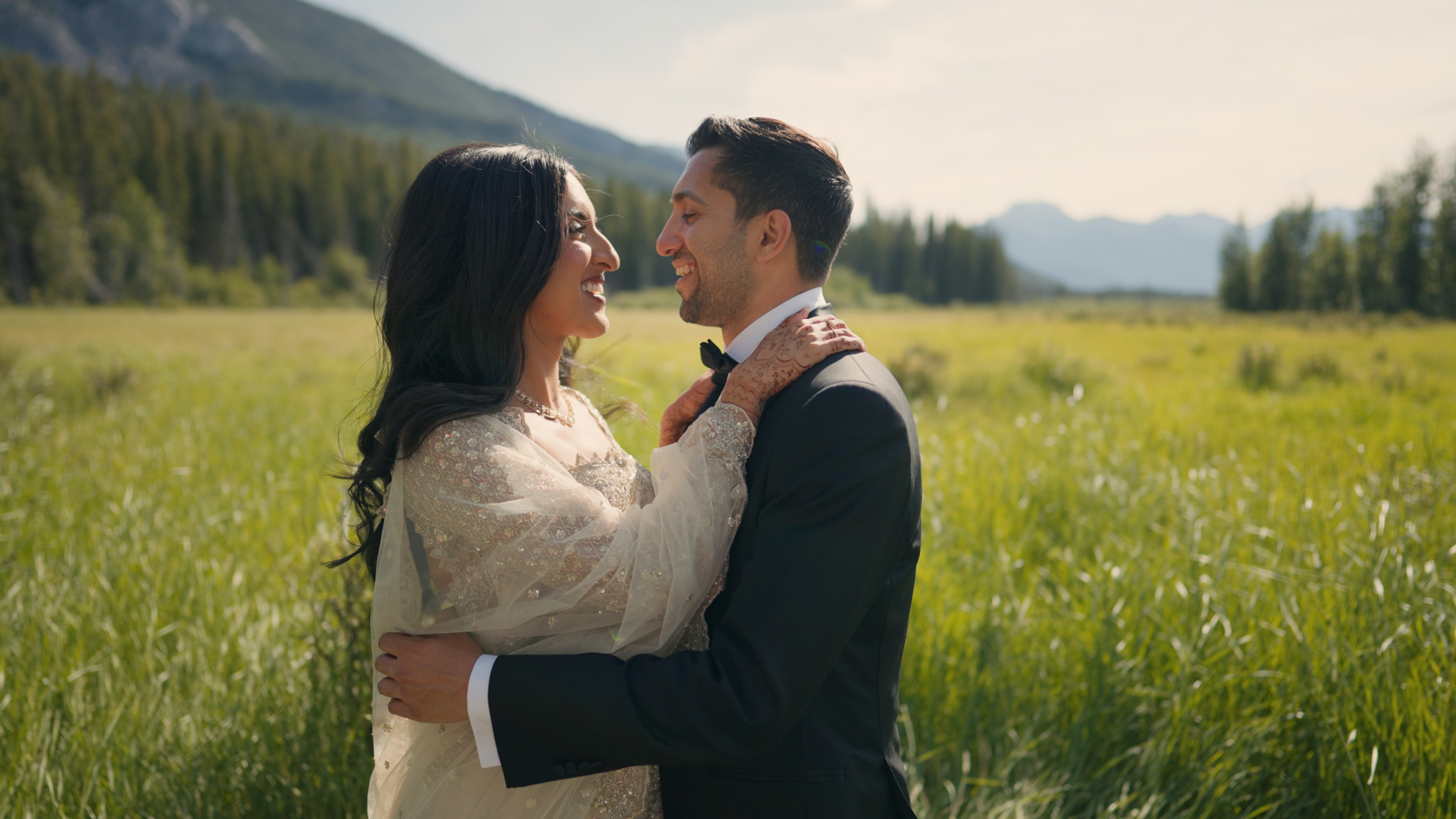 beautiful couple outdoors