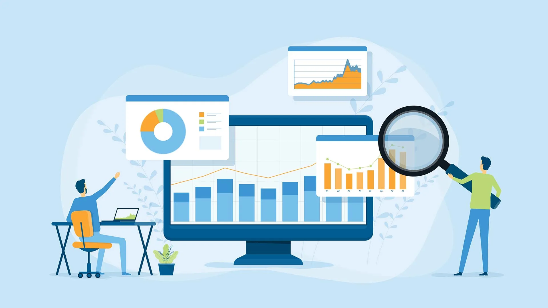 Captures d’écran de la plateforme Coekipia présentant des tableaux de bord analytiques. Les visuels affichent des graphiques, statistiques et indicateurs de performance liés au suivi des collaborateurs et à l’évaluation des compétences. L’image illustre la capacité de Coekipia à centraliser et analyser les données RH pour optimiser la gestion et la productivité en entreprise.