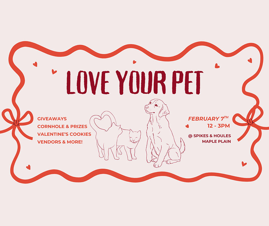 Small dog being held