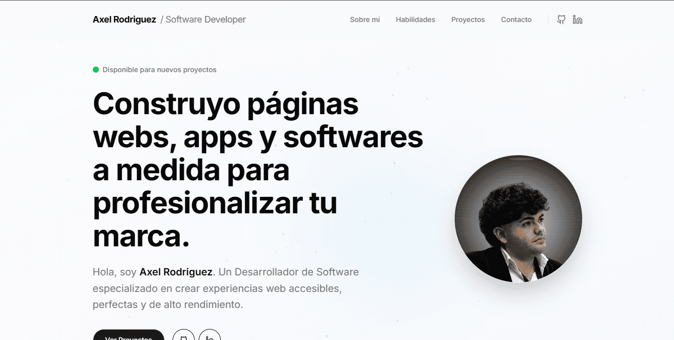 Portfolio - Axel Developer