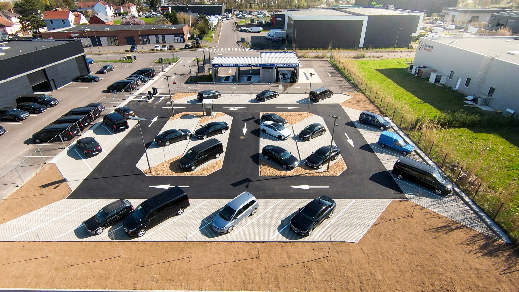 Parking longue durée aéroport Strasbourg Leon Car Park