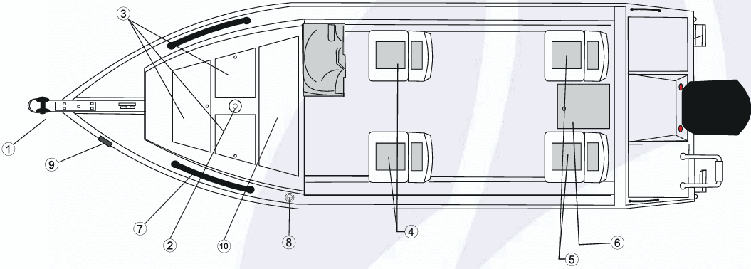 Planta da embarcação