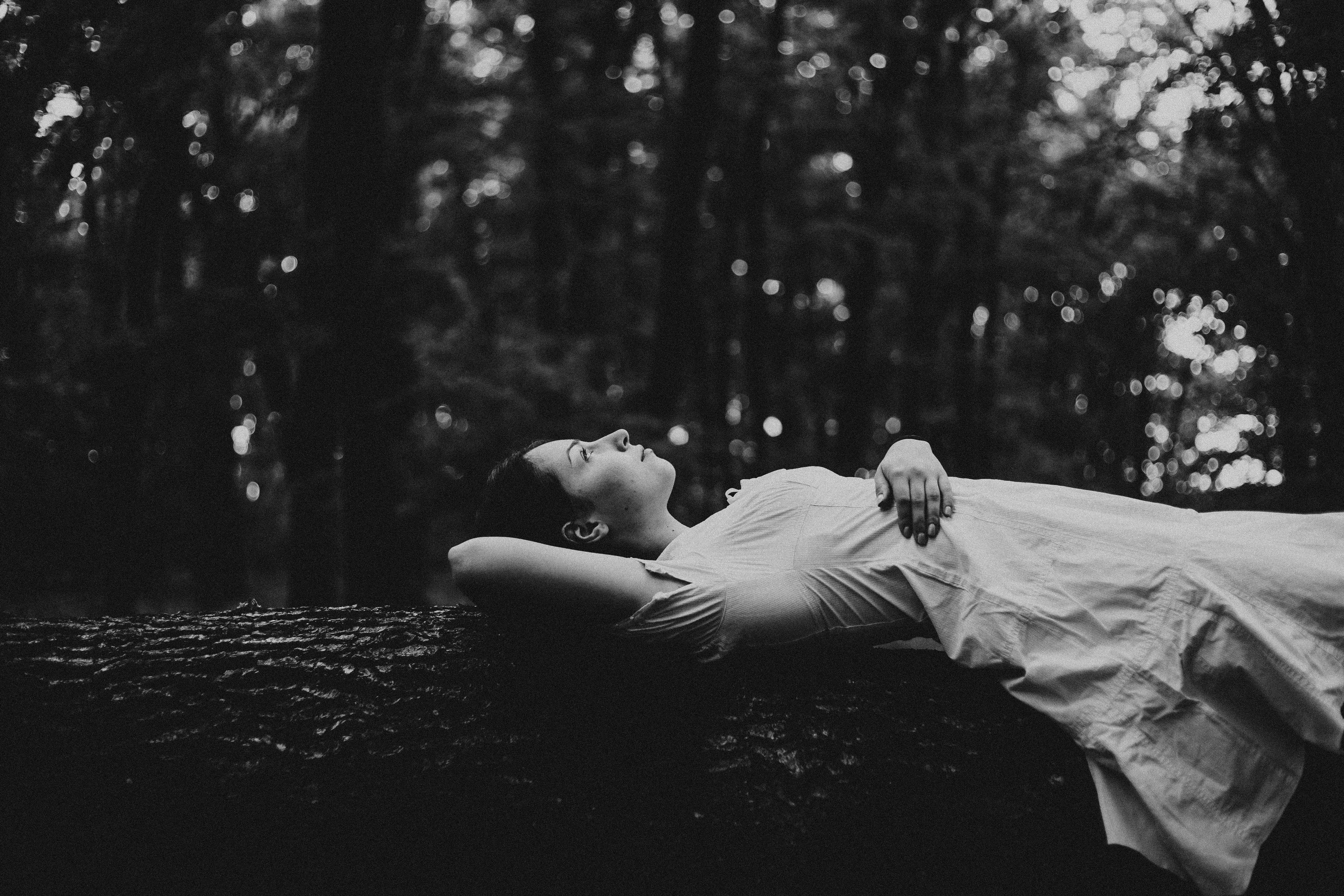 a person lying on the ground