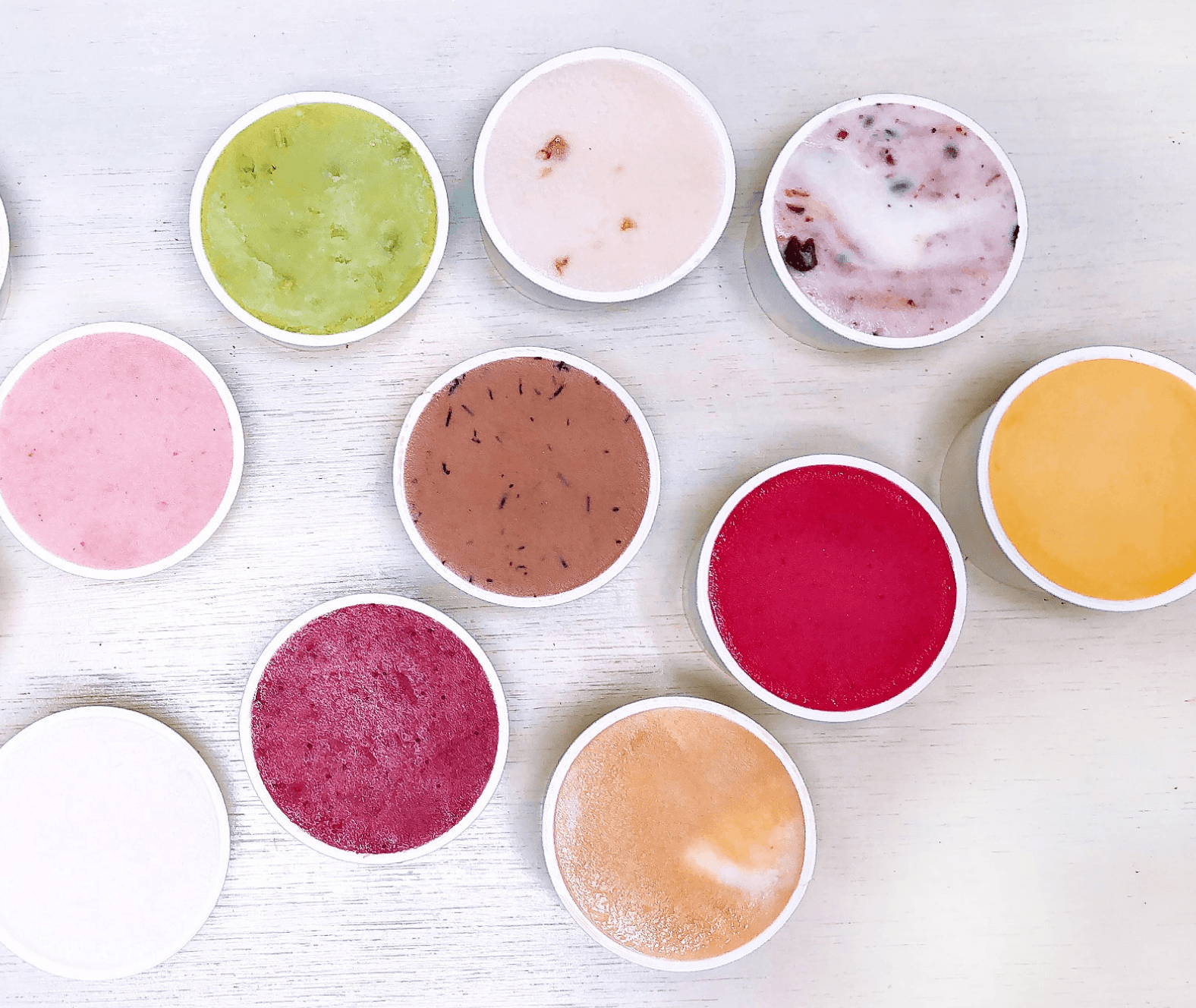 various gelato ice cream flavors - photo from fun.ice!