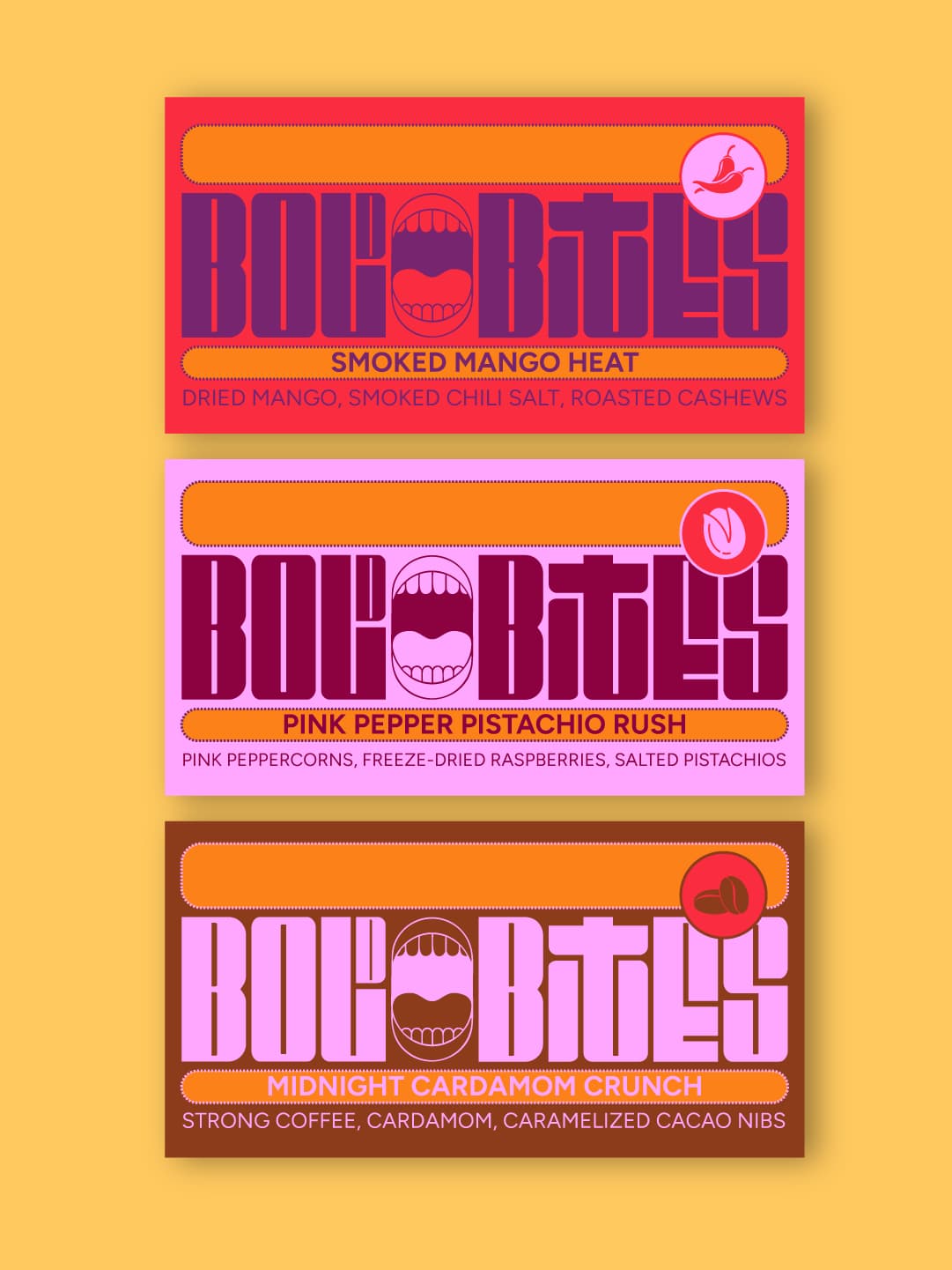 Proyecto de branding y packaging para marca de chocolate