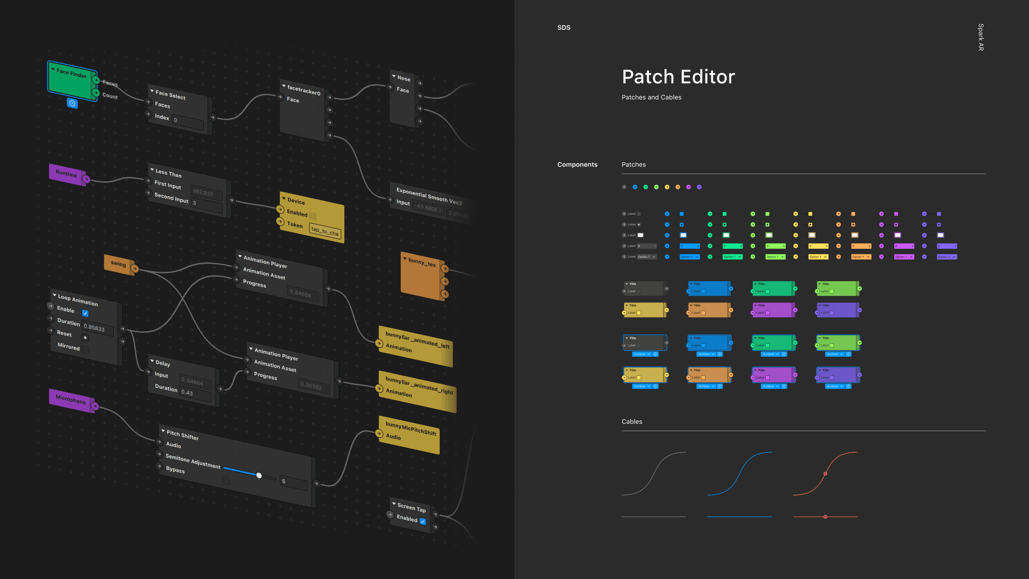 Patch Editor design system example