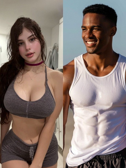 Best photo composition for AI hug generator