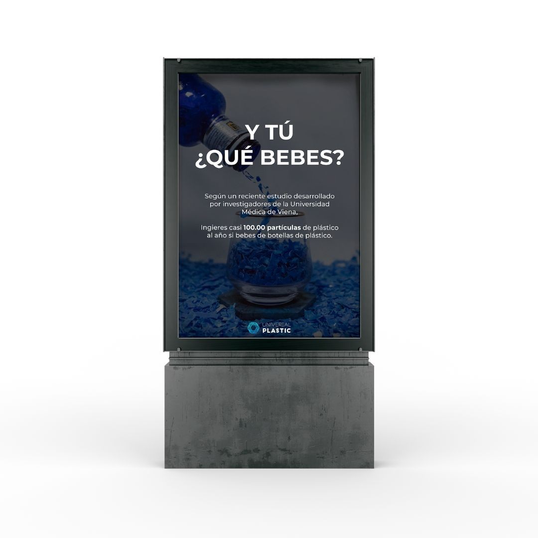 Campaña Universal Plastic ¿Y tú qué bebes?