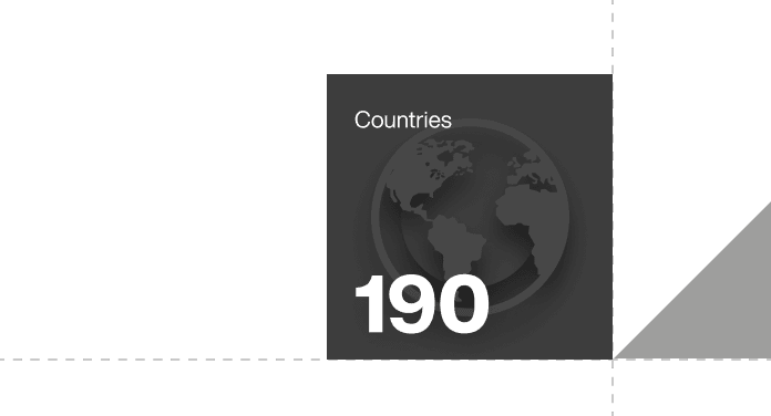 190 countries