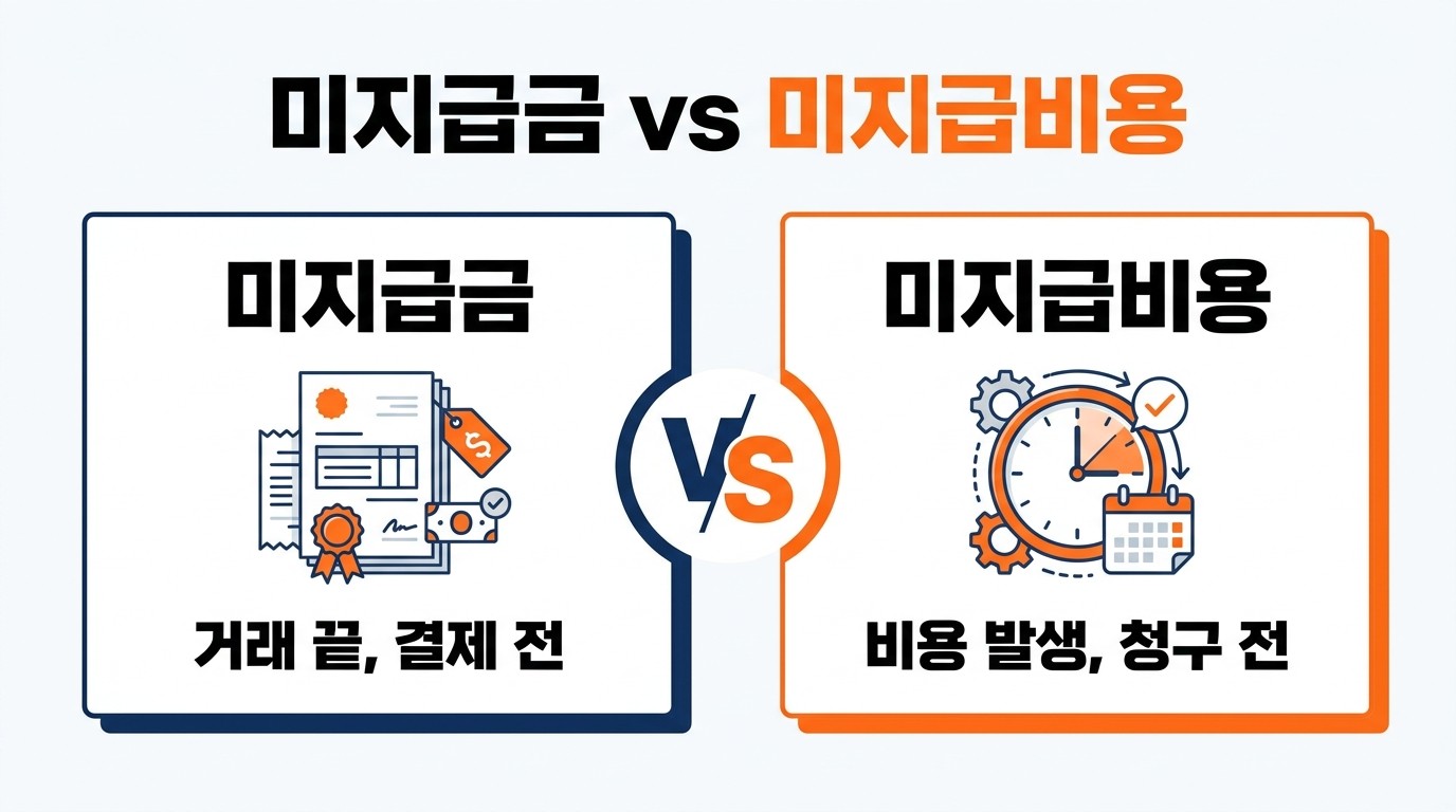 미지급금 VS 미지급비용