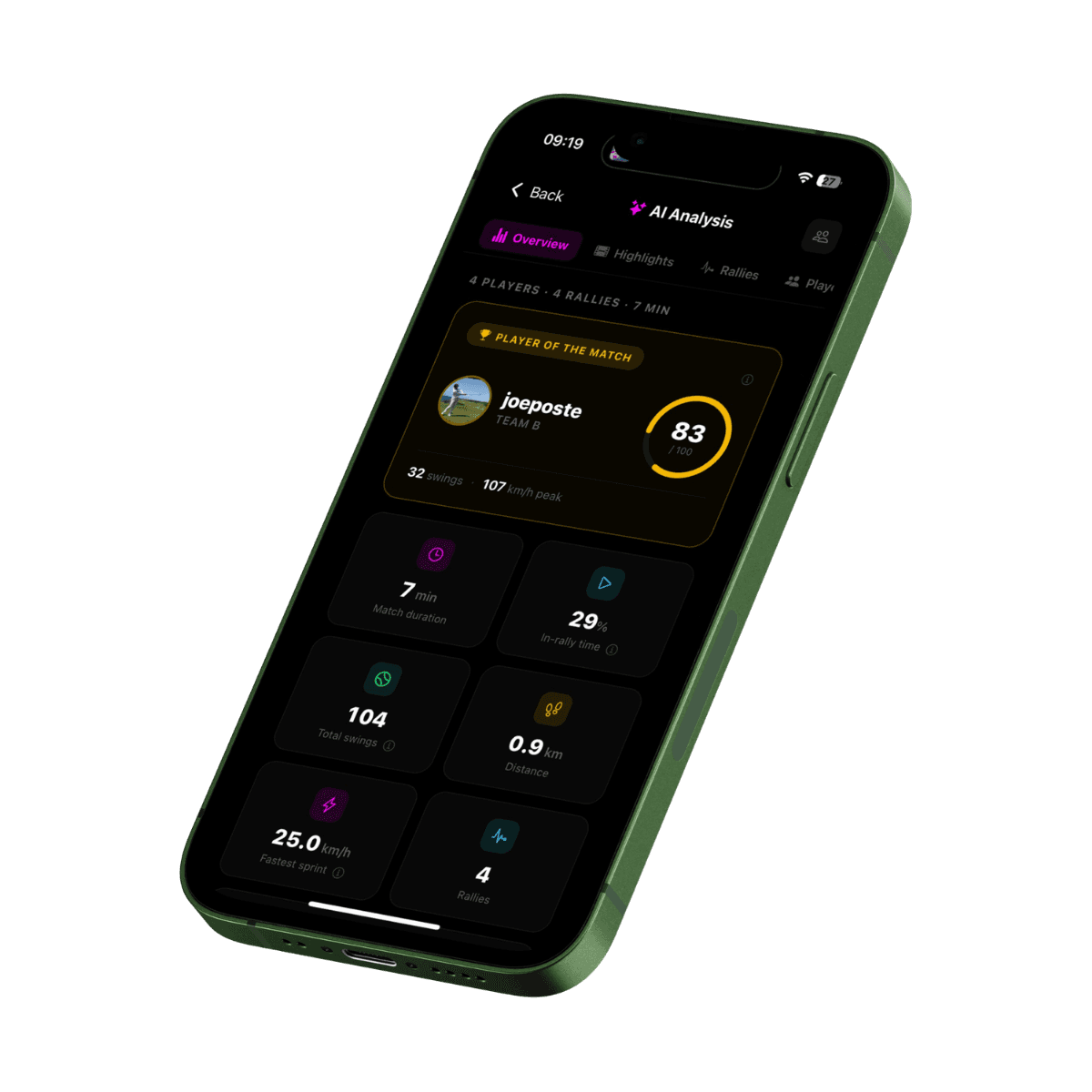 Coach explaining stuff to an athlete