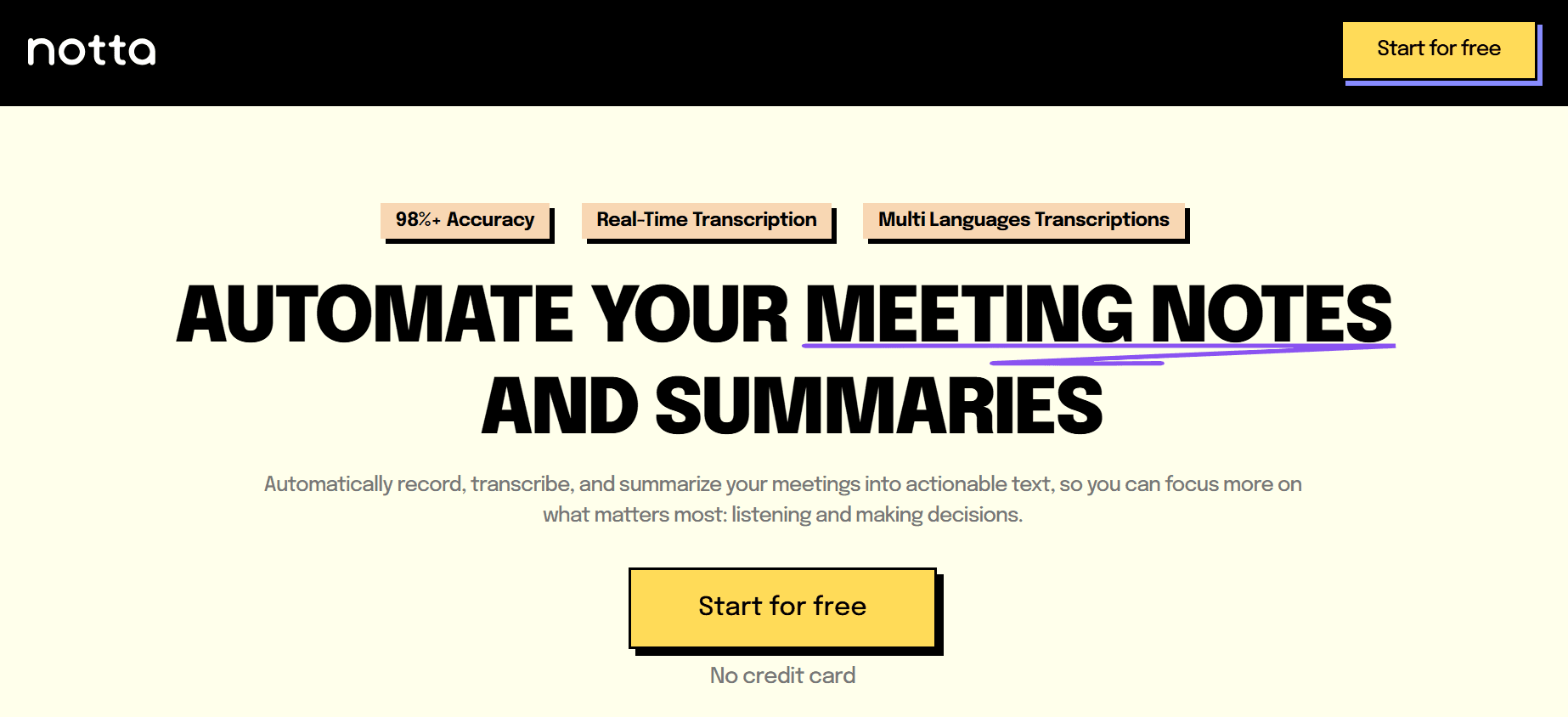 notta - How To Summarize YouTube Videos With ChatGPT