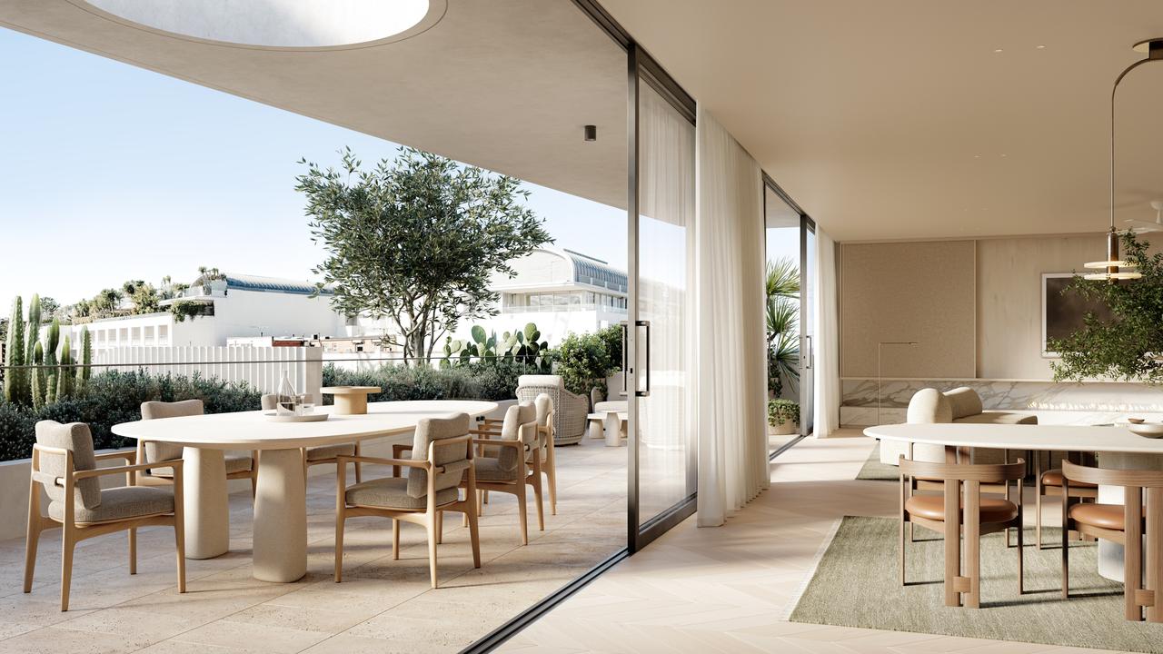 Abstract 3D rendering of the year 2020