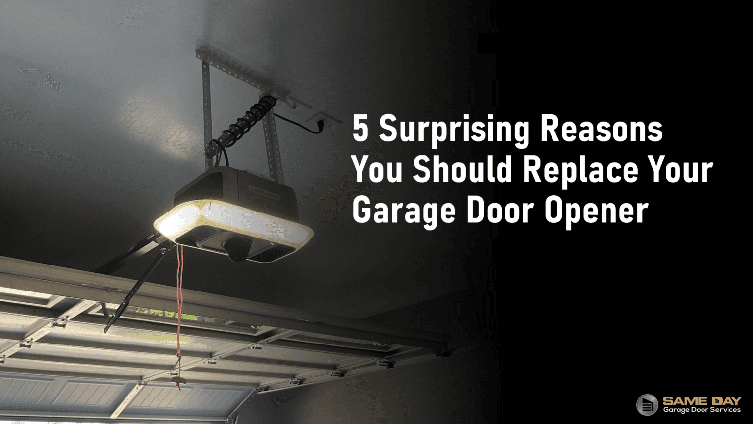 You should replace your garage door opener|Garage Door Openers|smart garage door opener