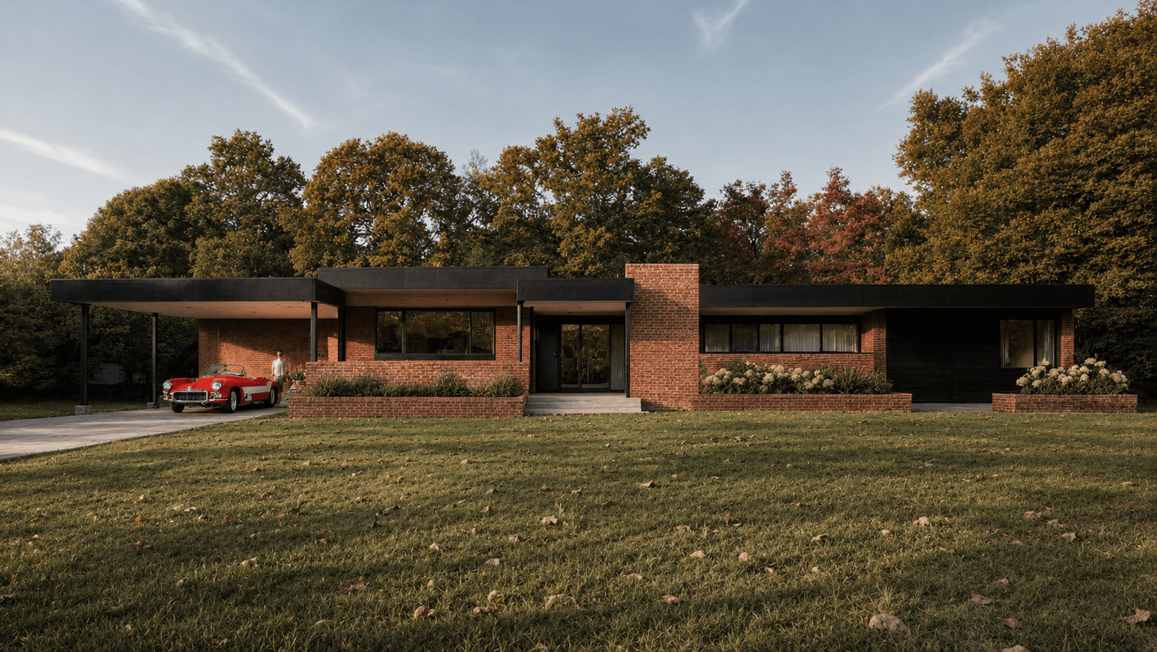 A modern homage to the great homes of the 1950s, Birchwood House captures the optimism, simplicity, and permanence that defined an era.