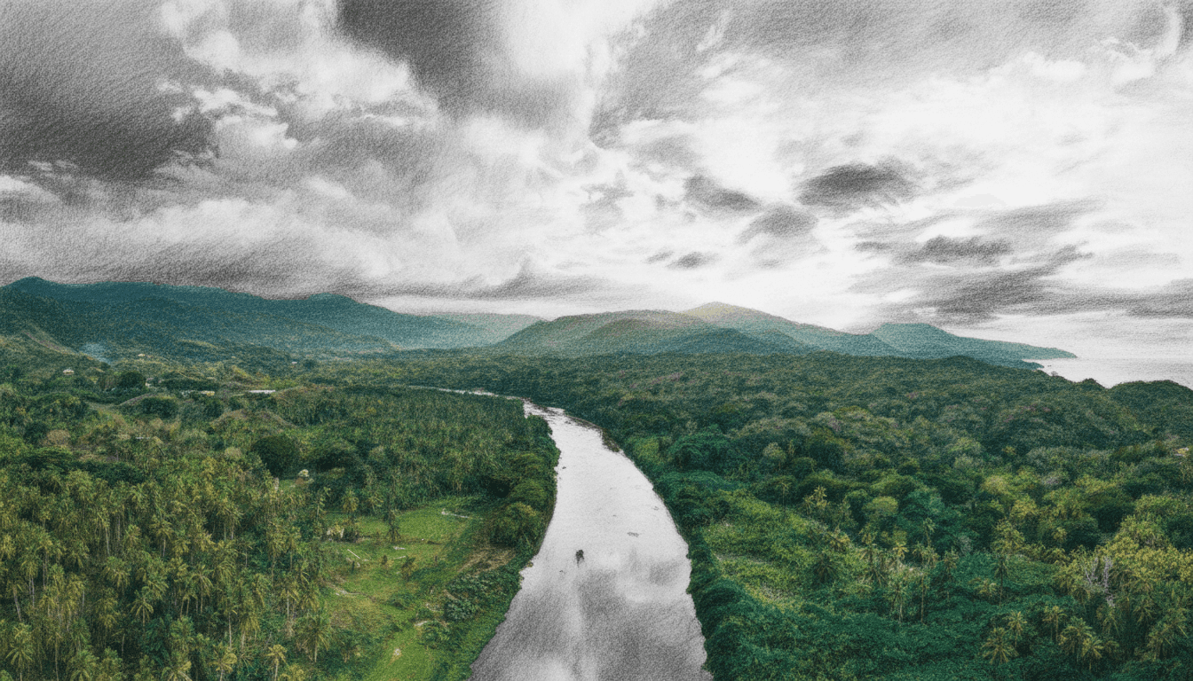 Team working in an office watching at a presentation