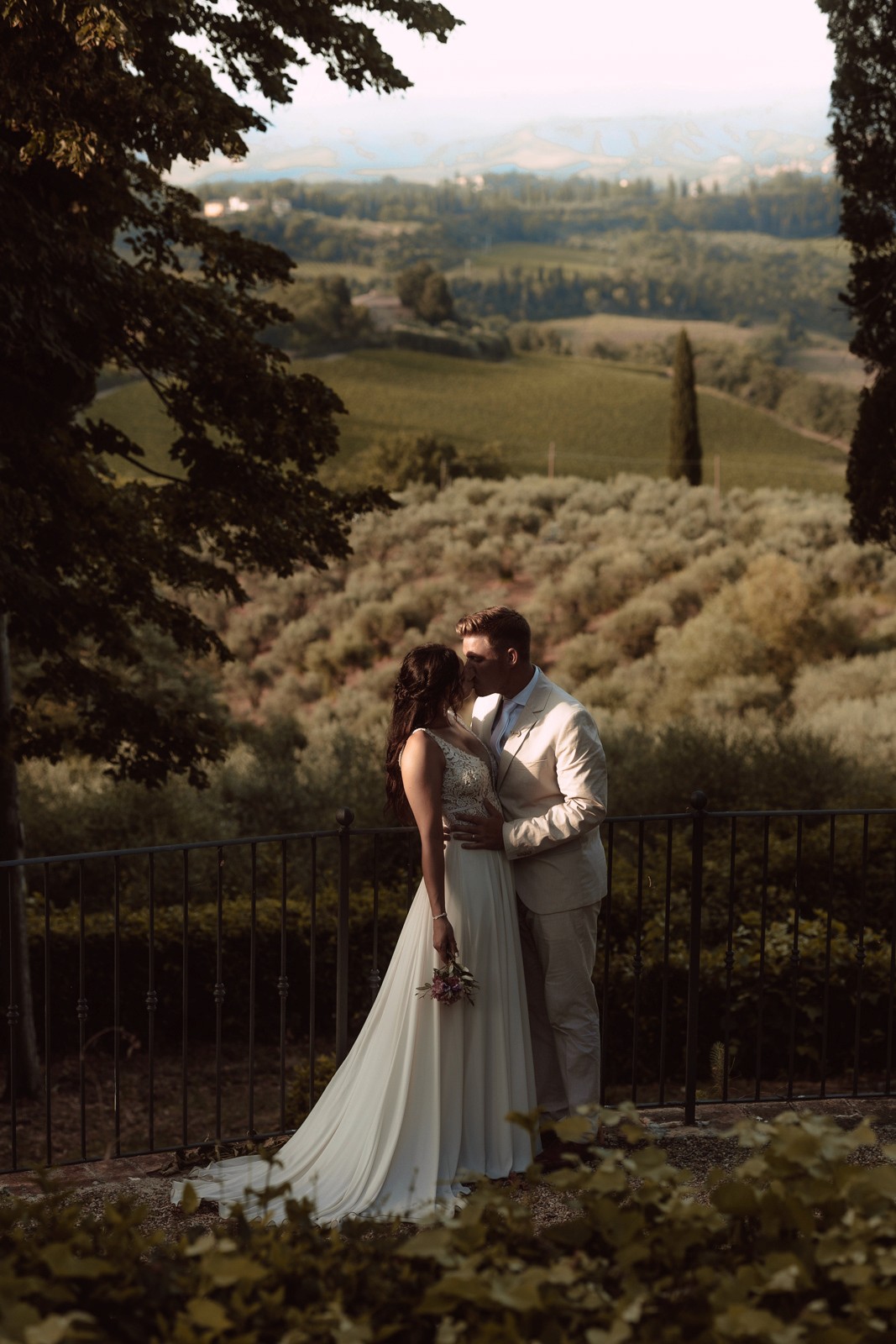 Hochzeit Toskana Ausblick 