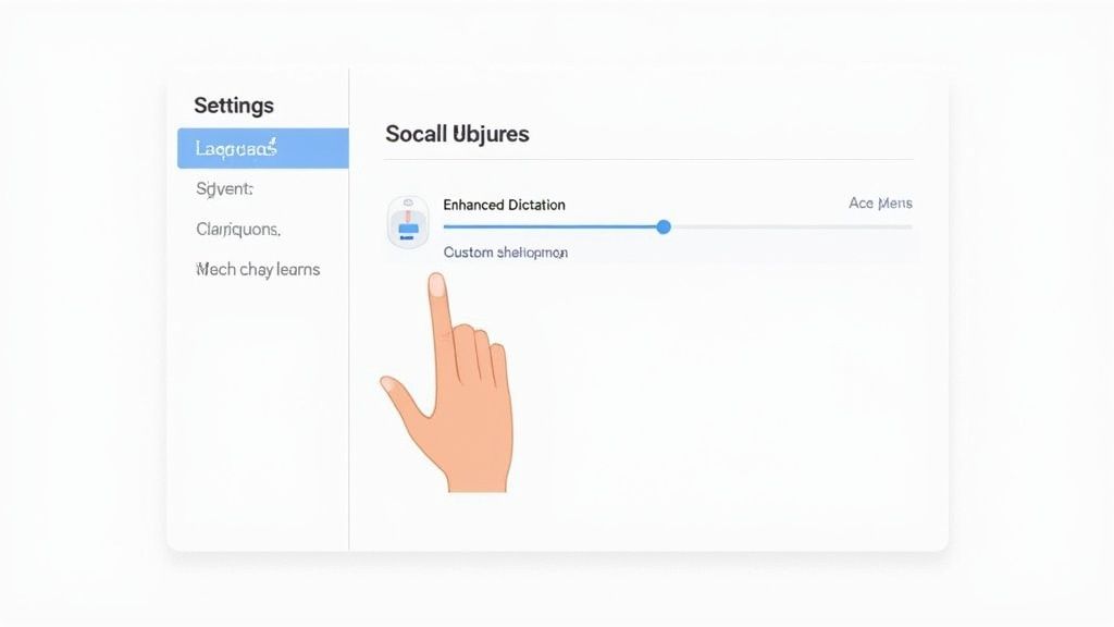 Screenshot from https://support.apple.com/library/content/dam/edam/applecare/images/en_US/macos/sonoma/macos-sonoma-system-settings-keyboard-dictation.png
