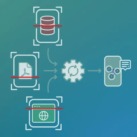 Mercury.ai Knowledge Hub Dashboard – Management and monitoring of connected data sources and knowledge areas