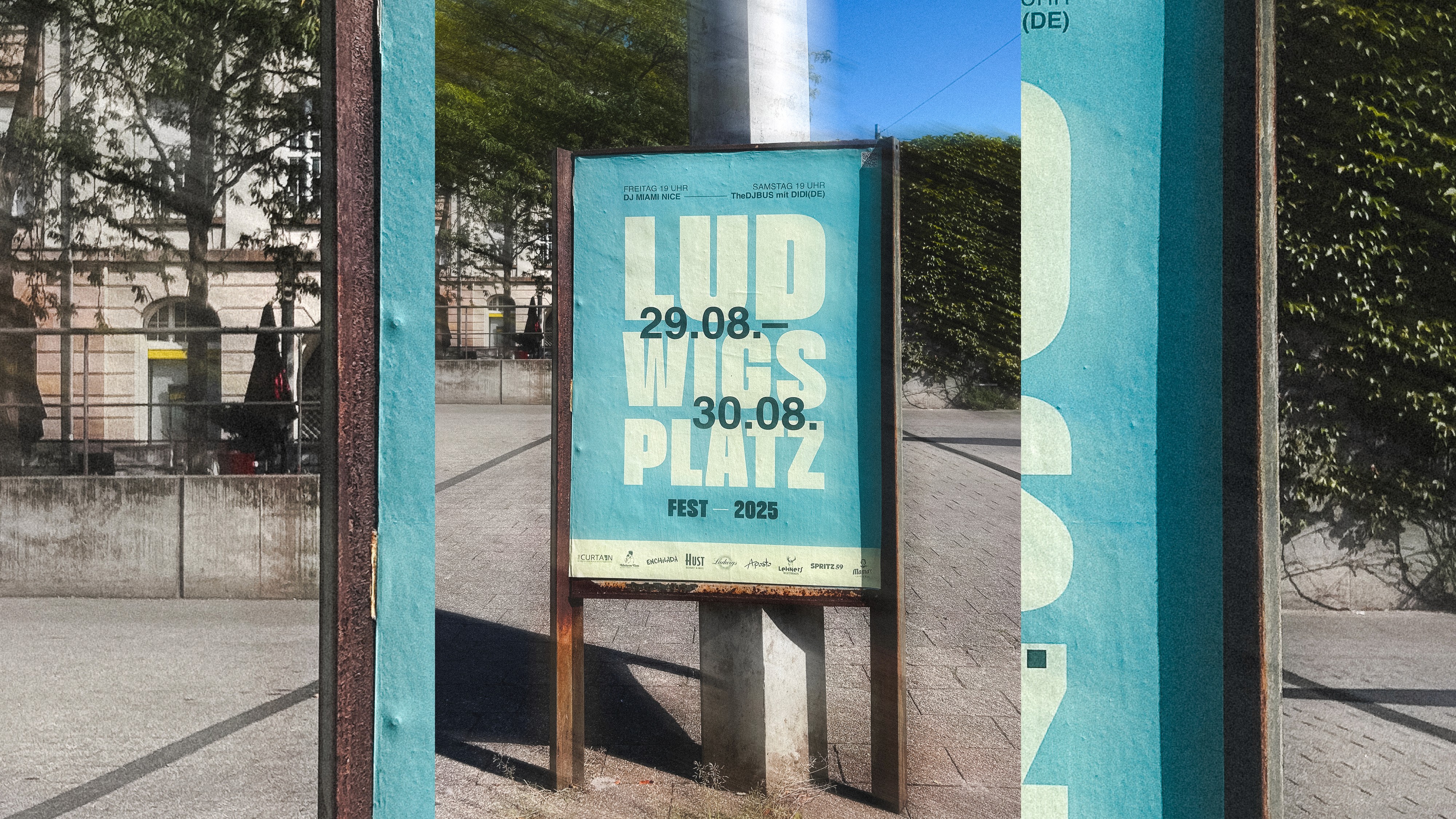 Plakatierung Ludwigsplatzfest