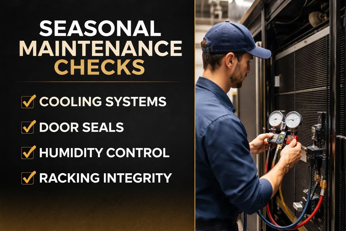 Wine cellar maintenance checklist