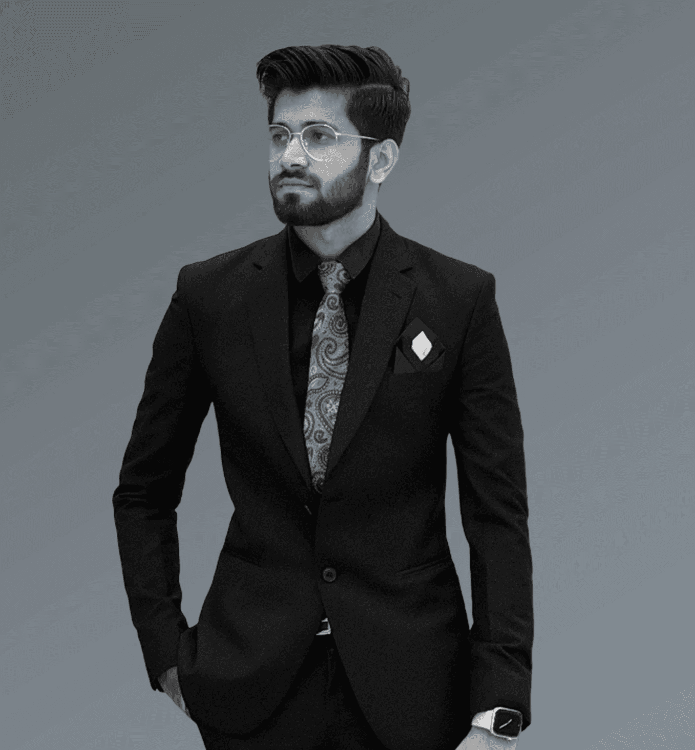 Modern Monochrome Portrait