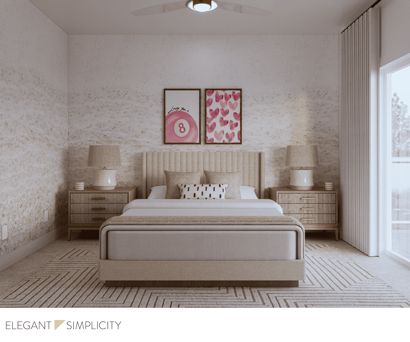 We’re so excited to share details from The Ravensdale House: Girls Bedroom — one of our favorite interior design + remodeling projects in Ravensdale, Washington. 