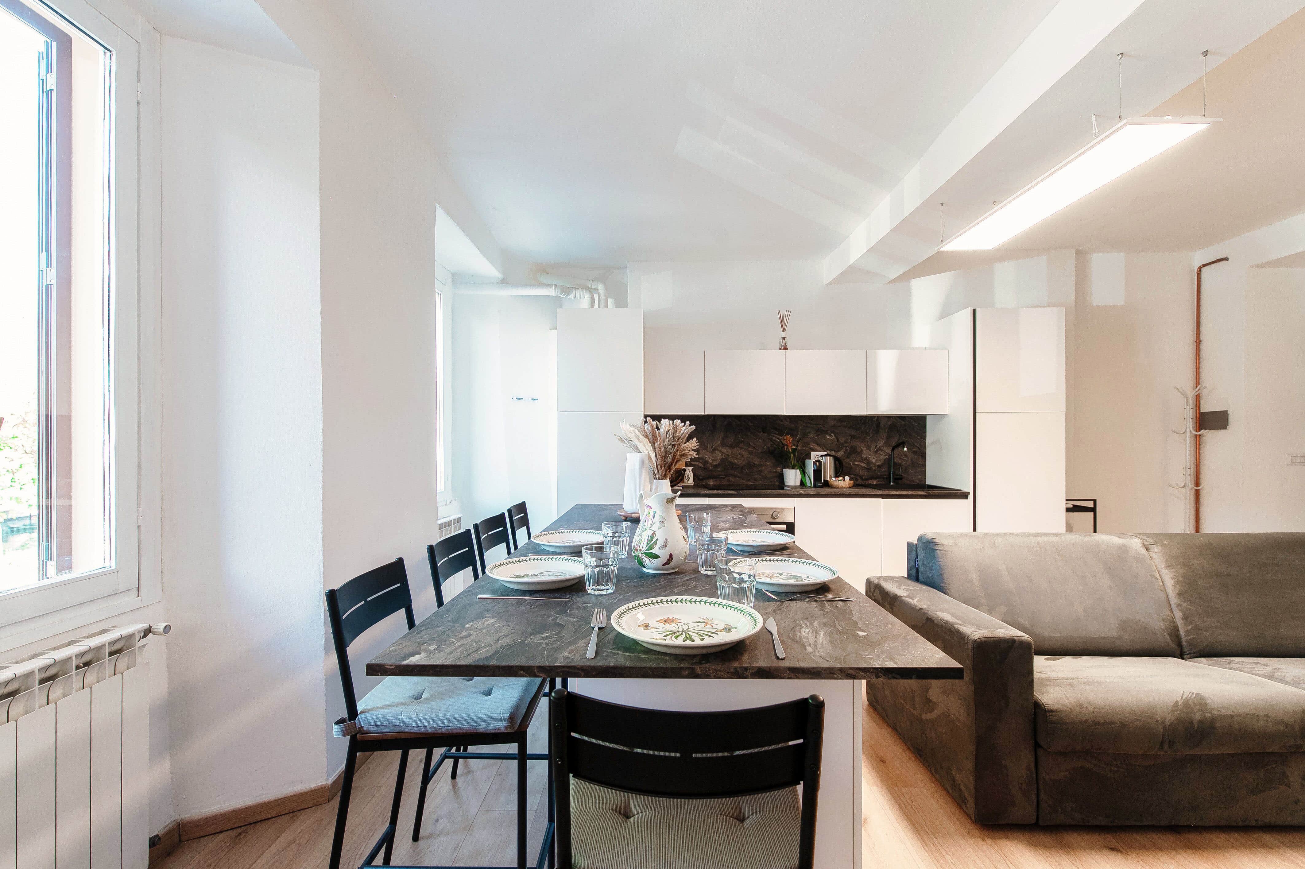 kitchen living room casa lucia como