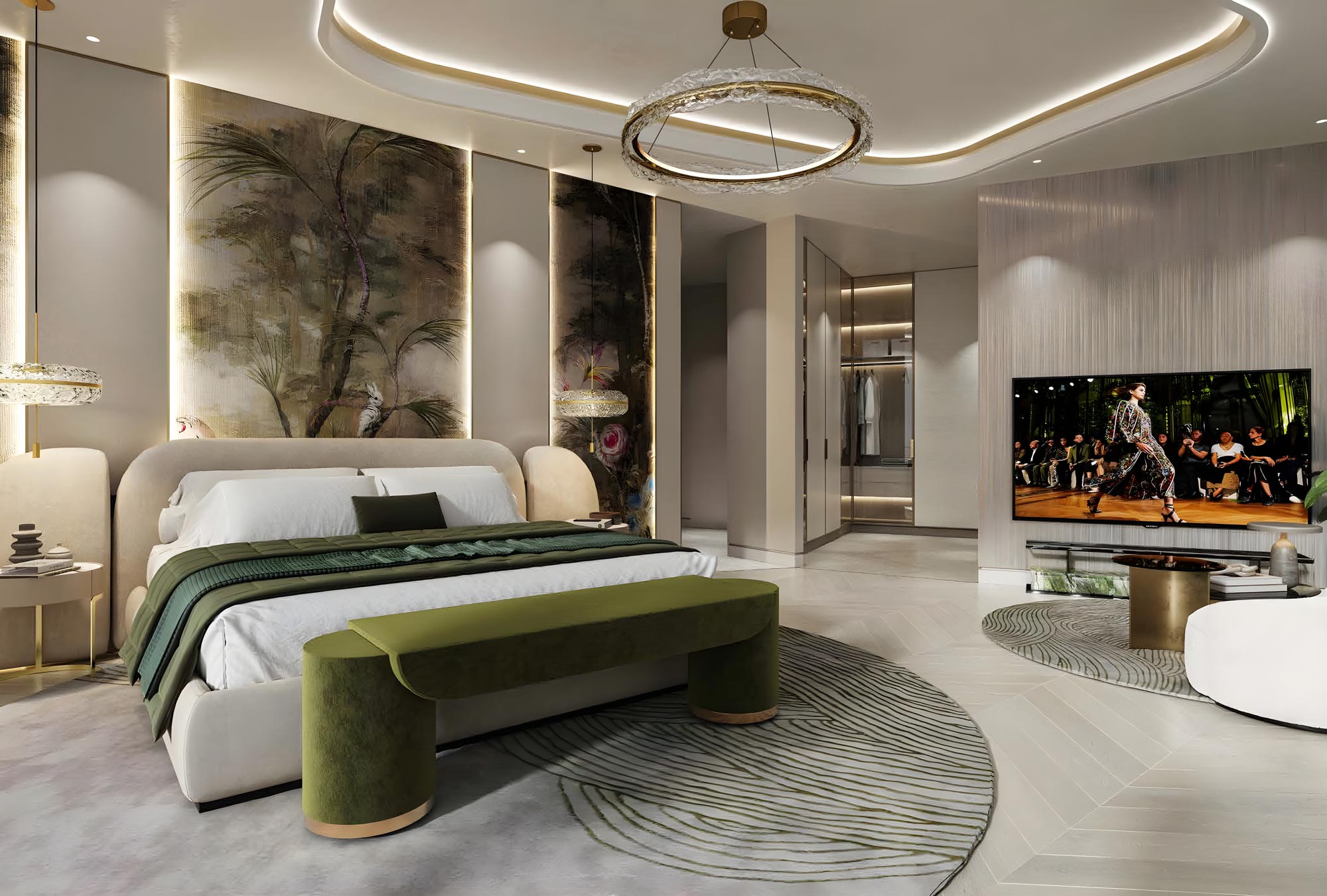 Damac Canal Crown Bedroom