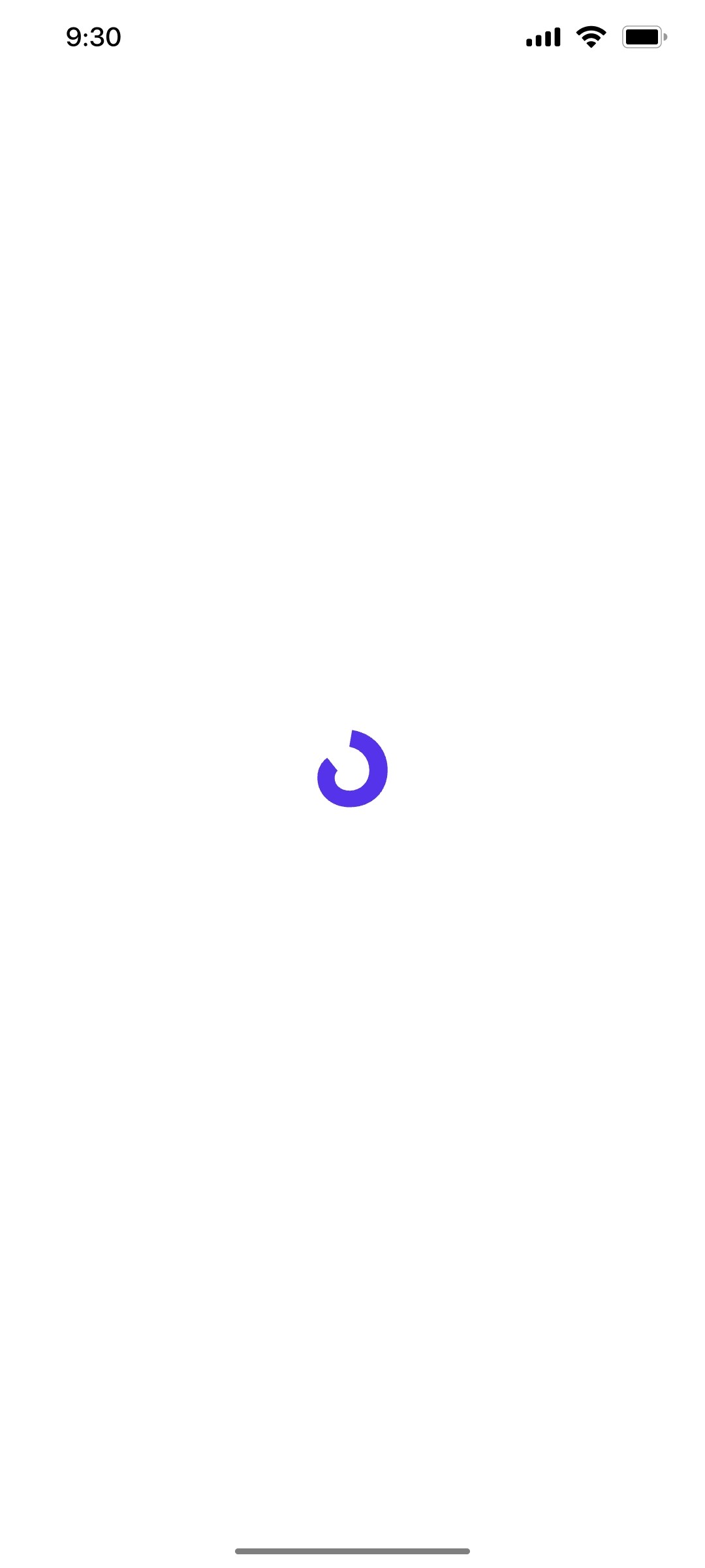 Shop App Process Screen