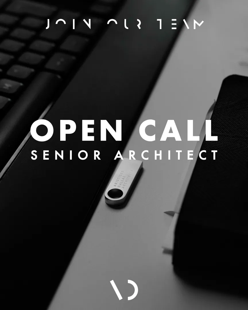 Open call for a senior architect, designed by TERAMOK for Aristides Dallas Architects