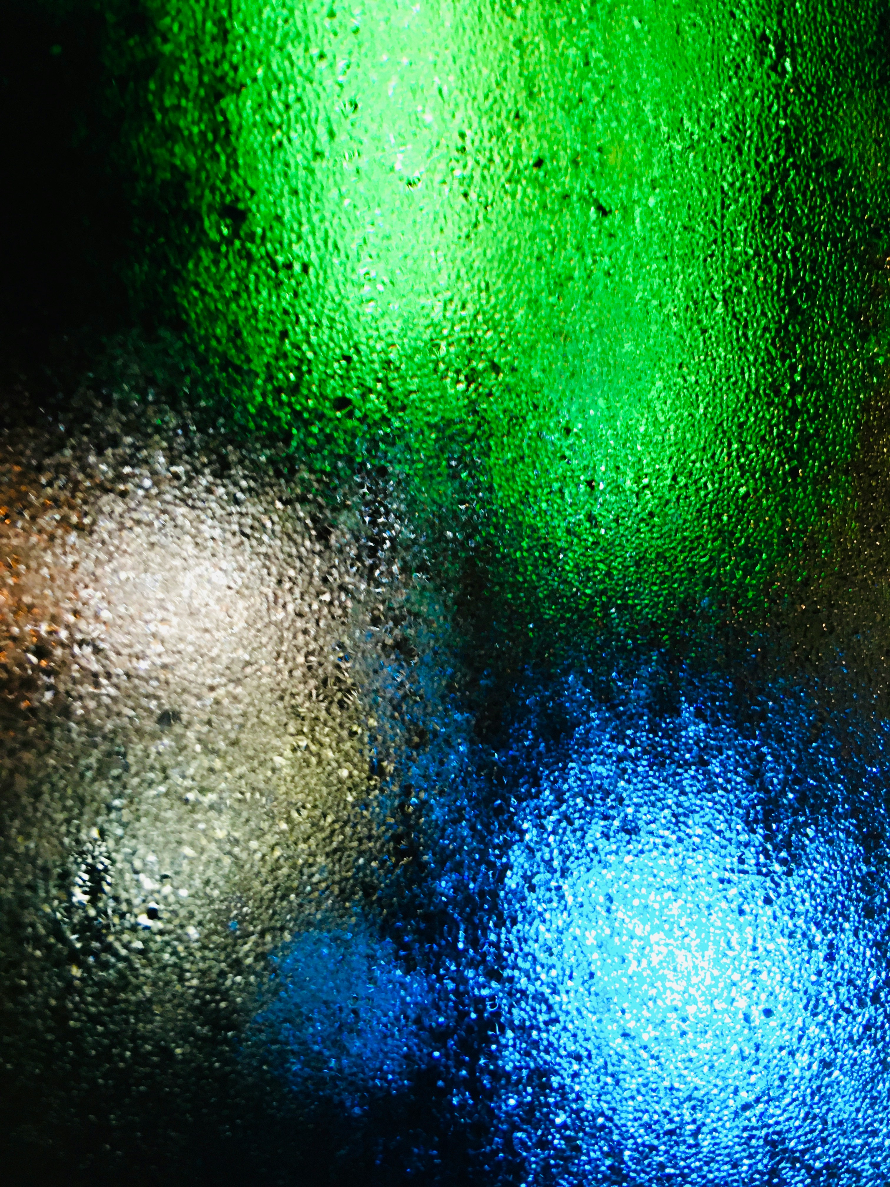 green and black granite surface