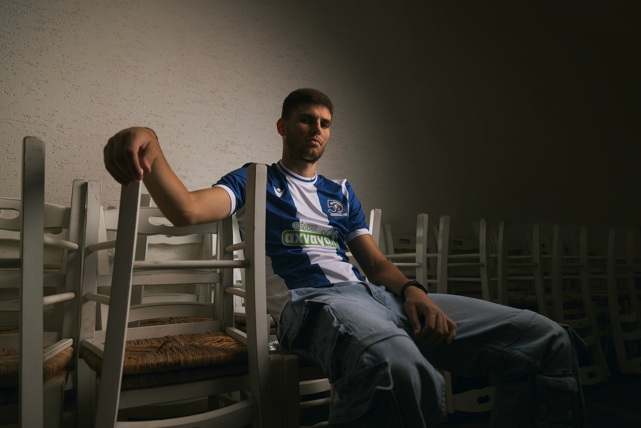 Football Portrait of a local football team in Cyprus- Ethnikos Achnas 2024