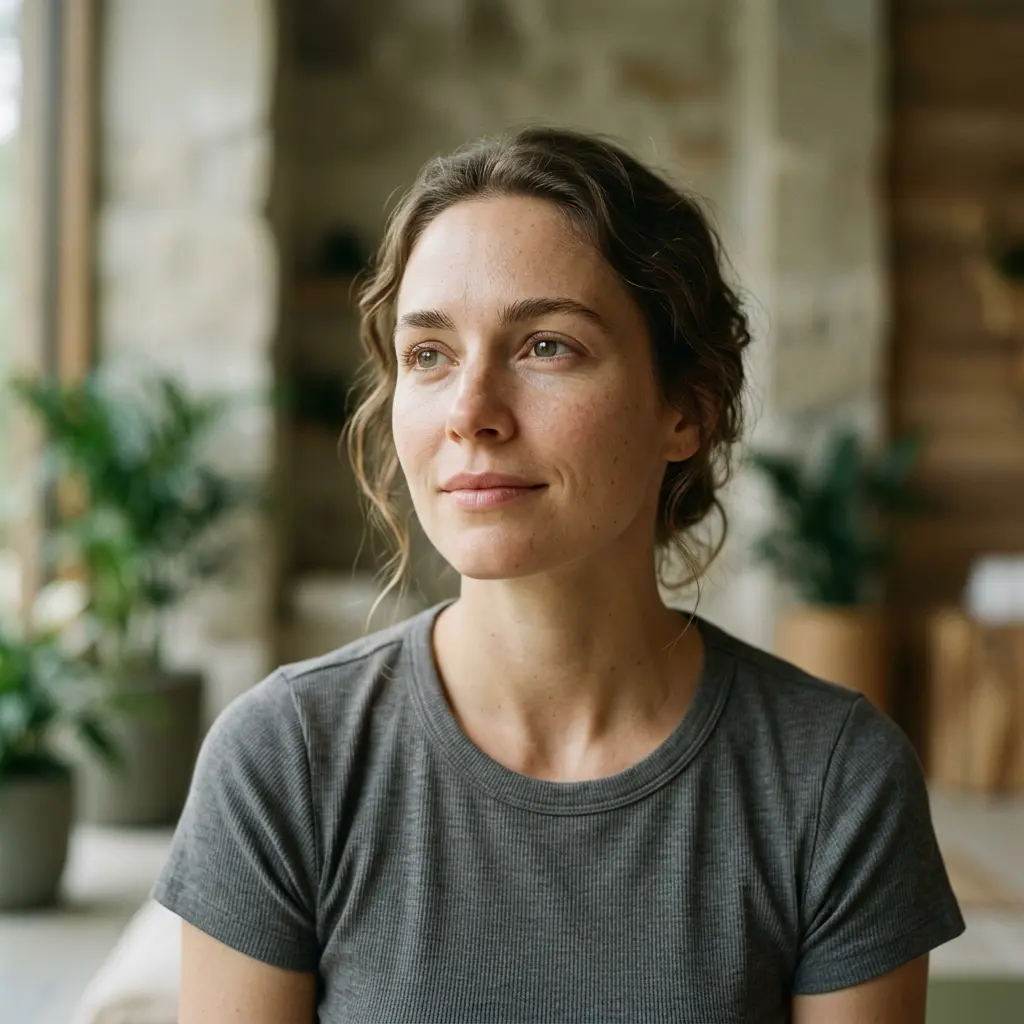 Woman after exosomes and PDRN in Vancouver