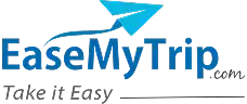 I'm unable to view the image you provided. However, based on your description, here's a generic alt text:

"Logo of EaseMyTrip.com showcasing a blue paper airplane icon, symbolizing easy and seamless travel booking with their 'Take It Easy' tagline."