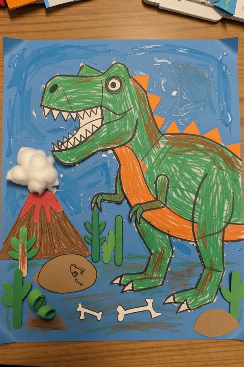 Rex original drawing by a child