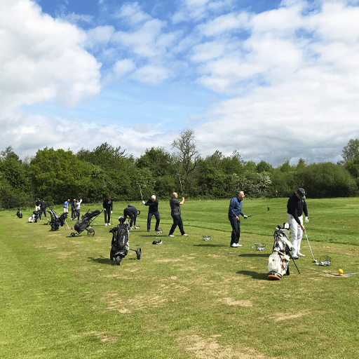 Vianet and Customers Playing Golf 