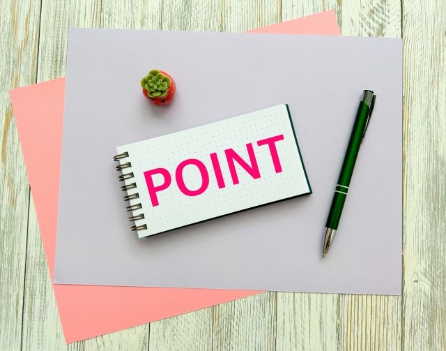 POINTと書かれたメモ