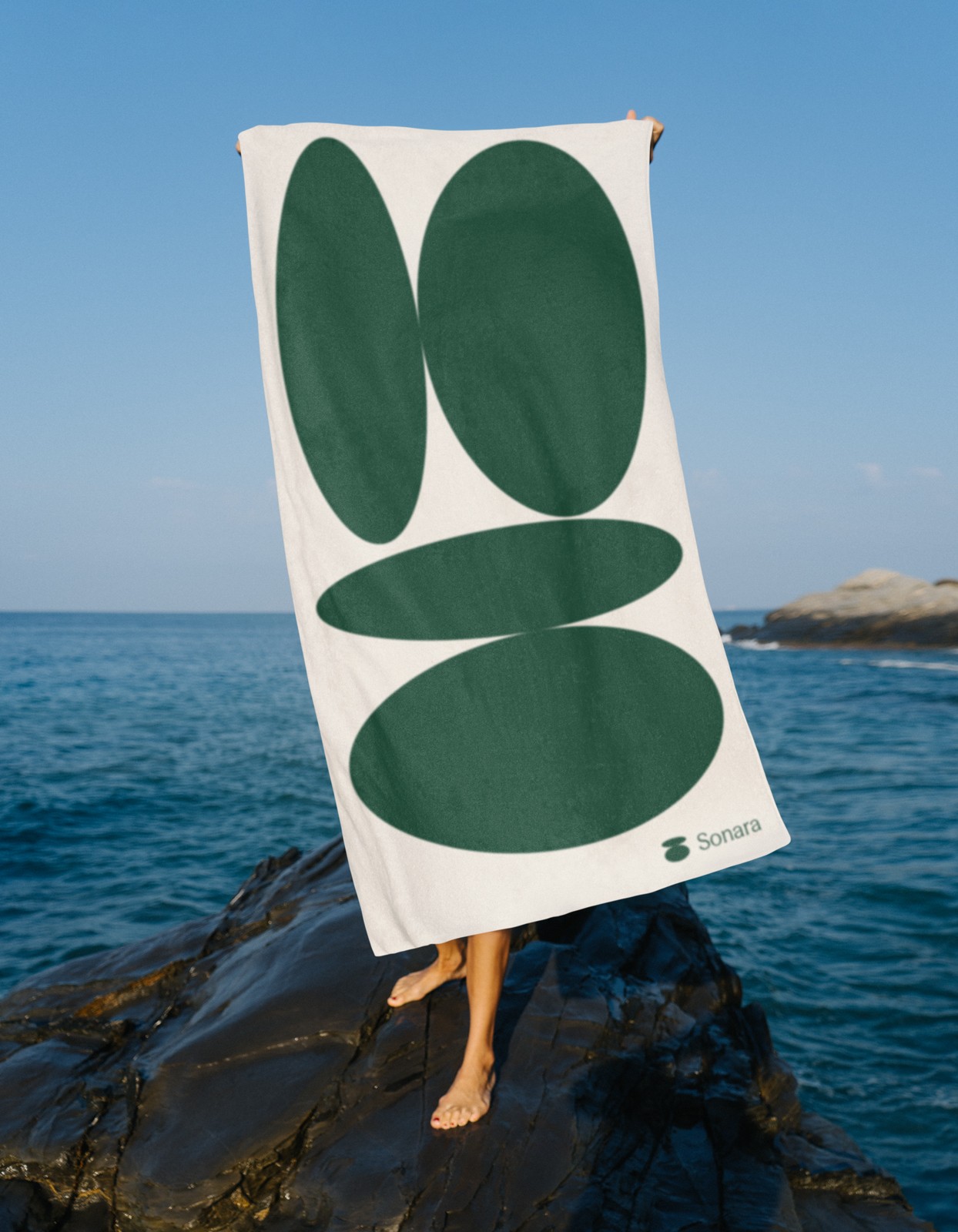 Yoga studio beach towel