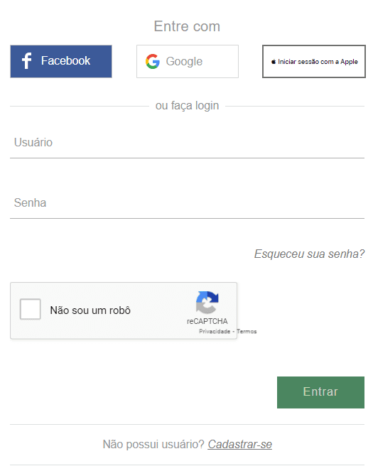 página de login do cemig atende