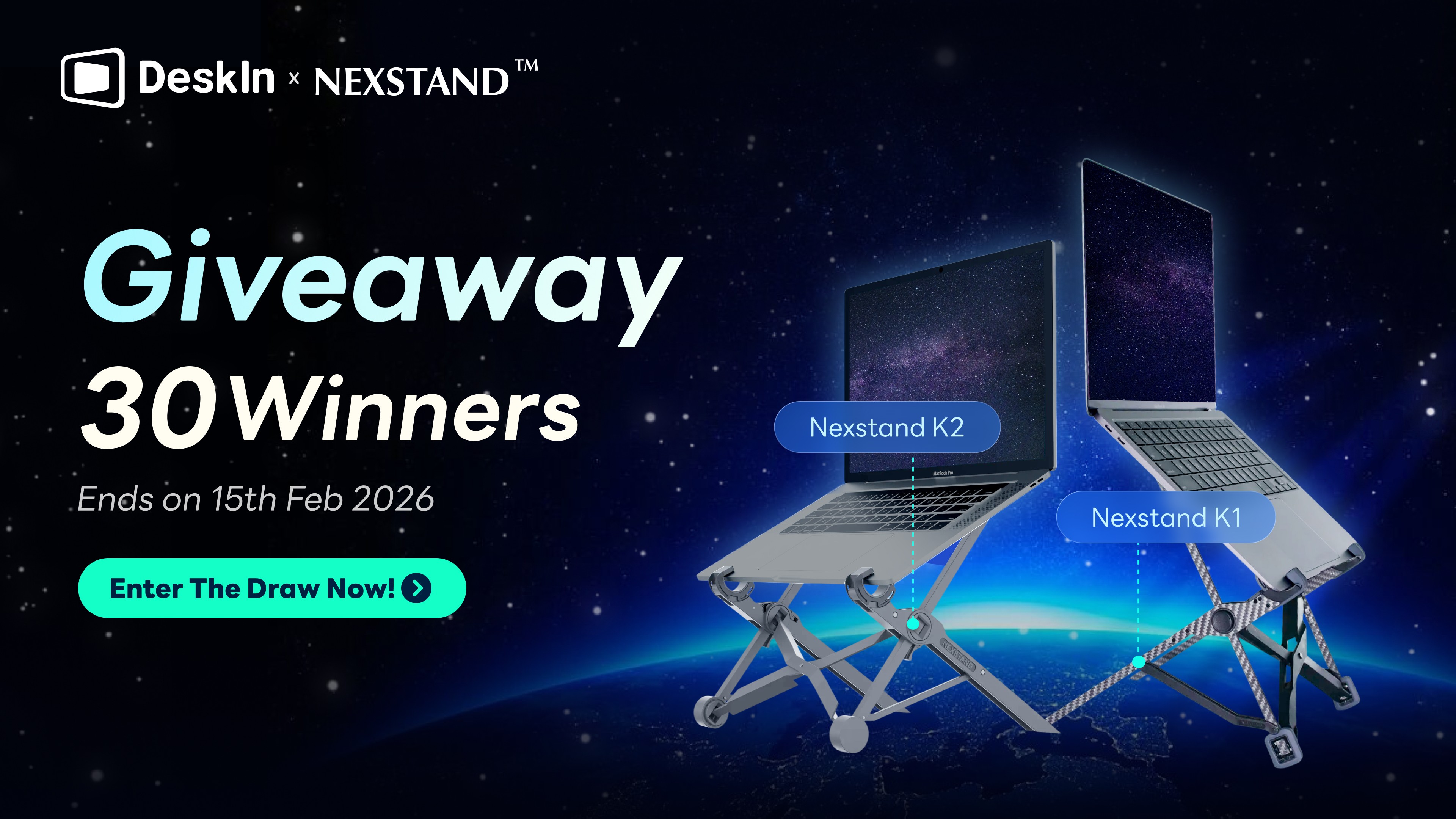 DeskIn Nexstand giveaway