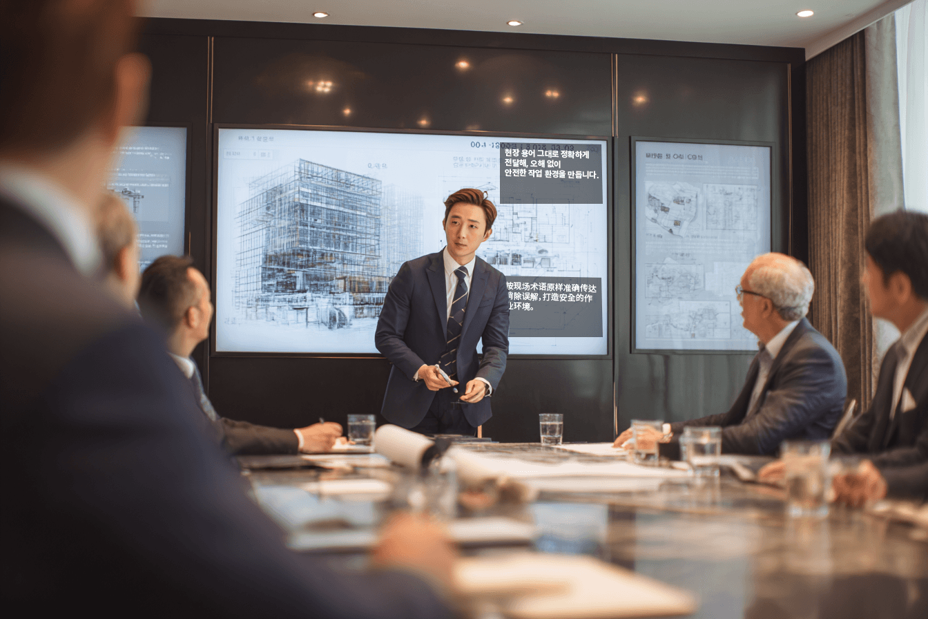 hiworker foreigner business meeting translation