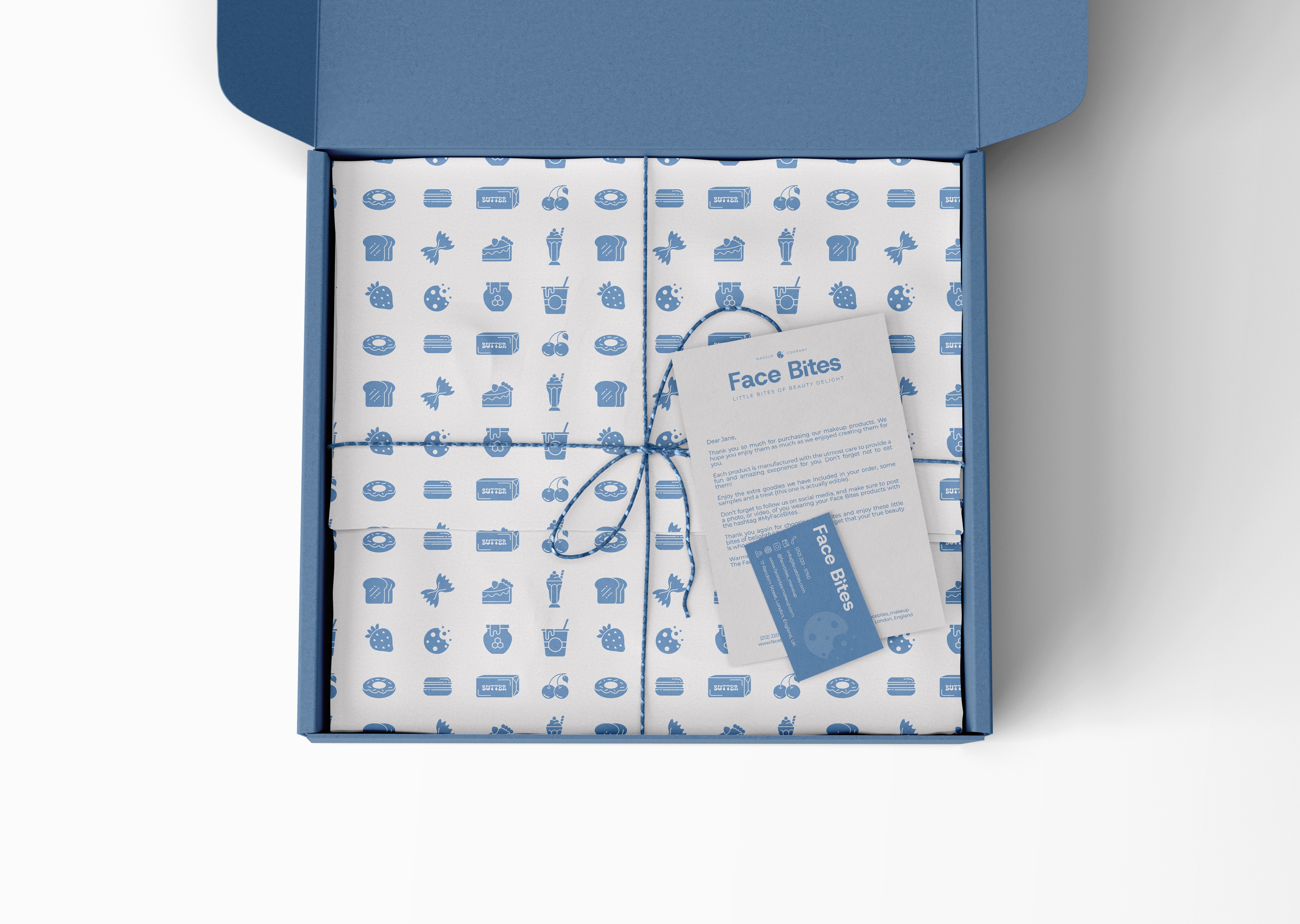 Giftbox with Card from makeup Company
