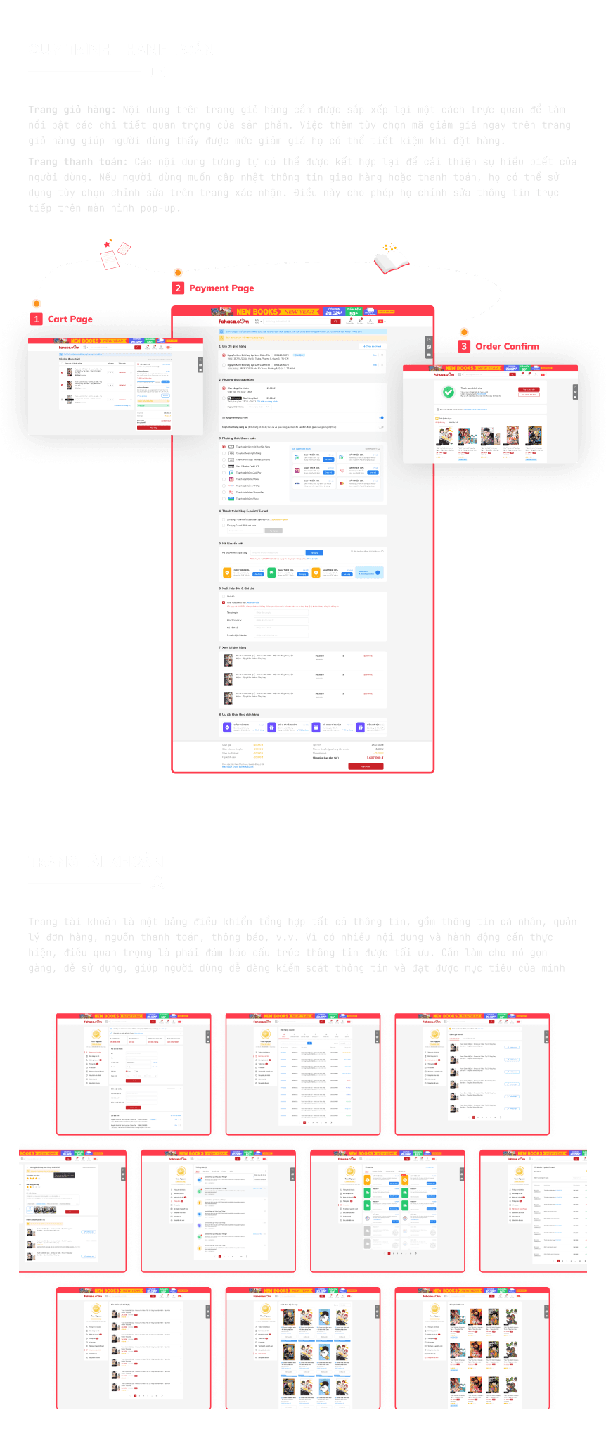 UI Design 2 UXUI case study Fahasa - UXUI Product Design Nguyen Tan Toan