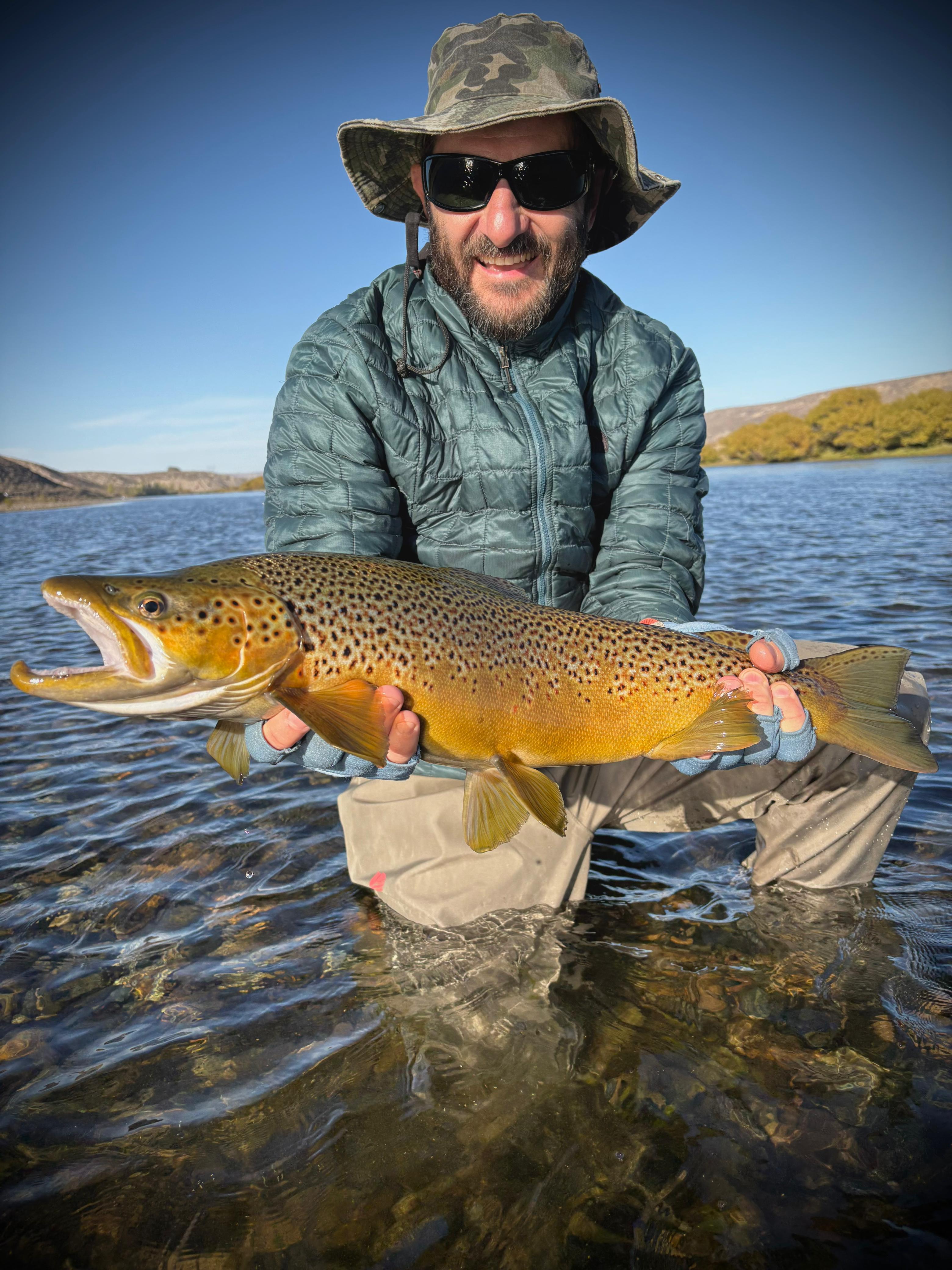 Vista aerea del río limay