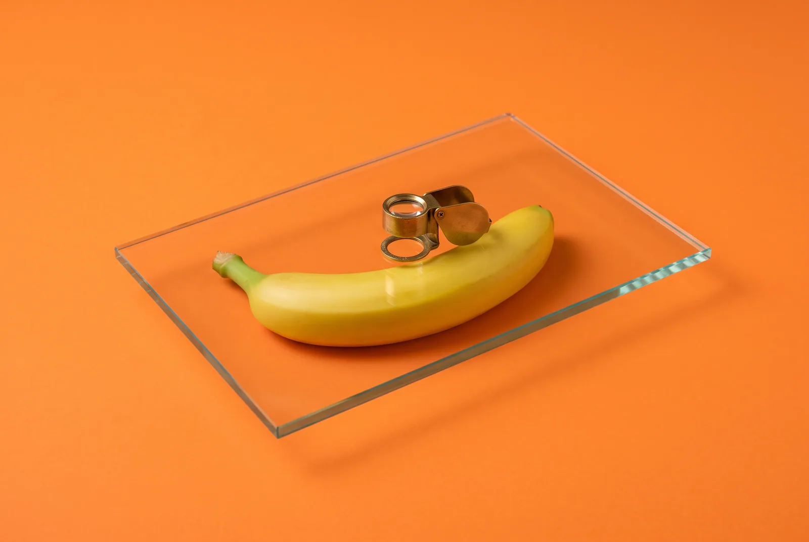A banana under a glass sheet with a jeweler's loupe on top, what a filter needs to see in QUITTR vs Canopy