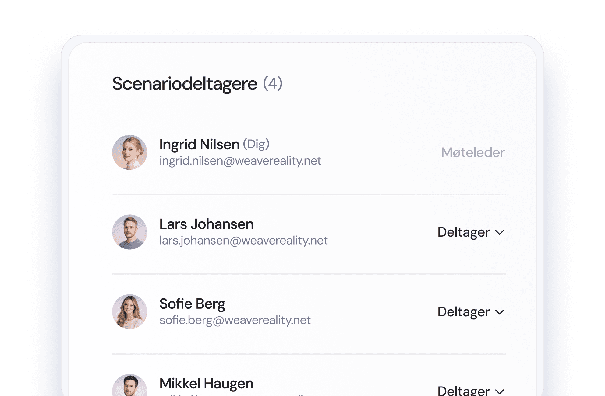 Et billede af Dreelios tilpasningsfunktion i appen