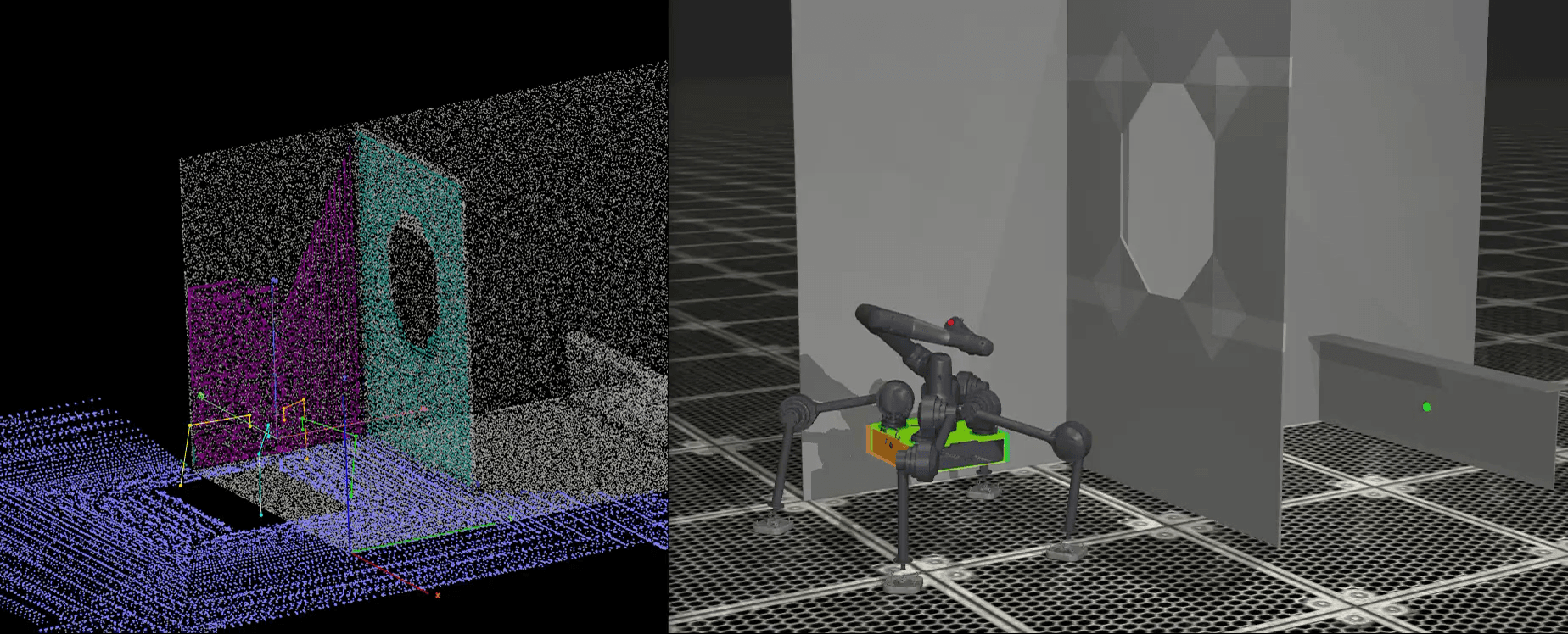 CAD-based real-time state estimation — simulation test