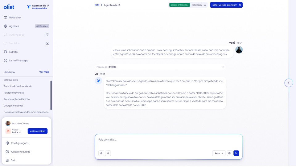 Tablet showing Bloomy UI