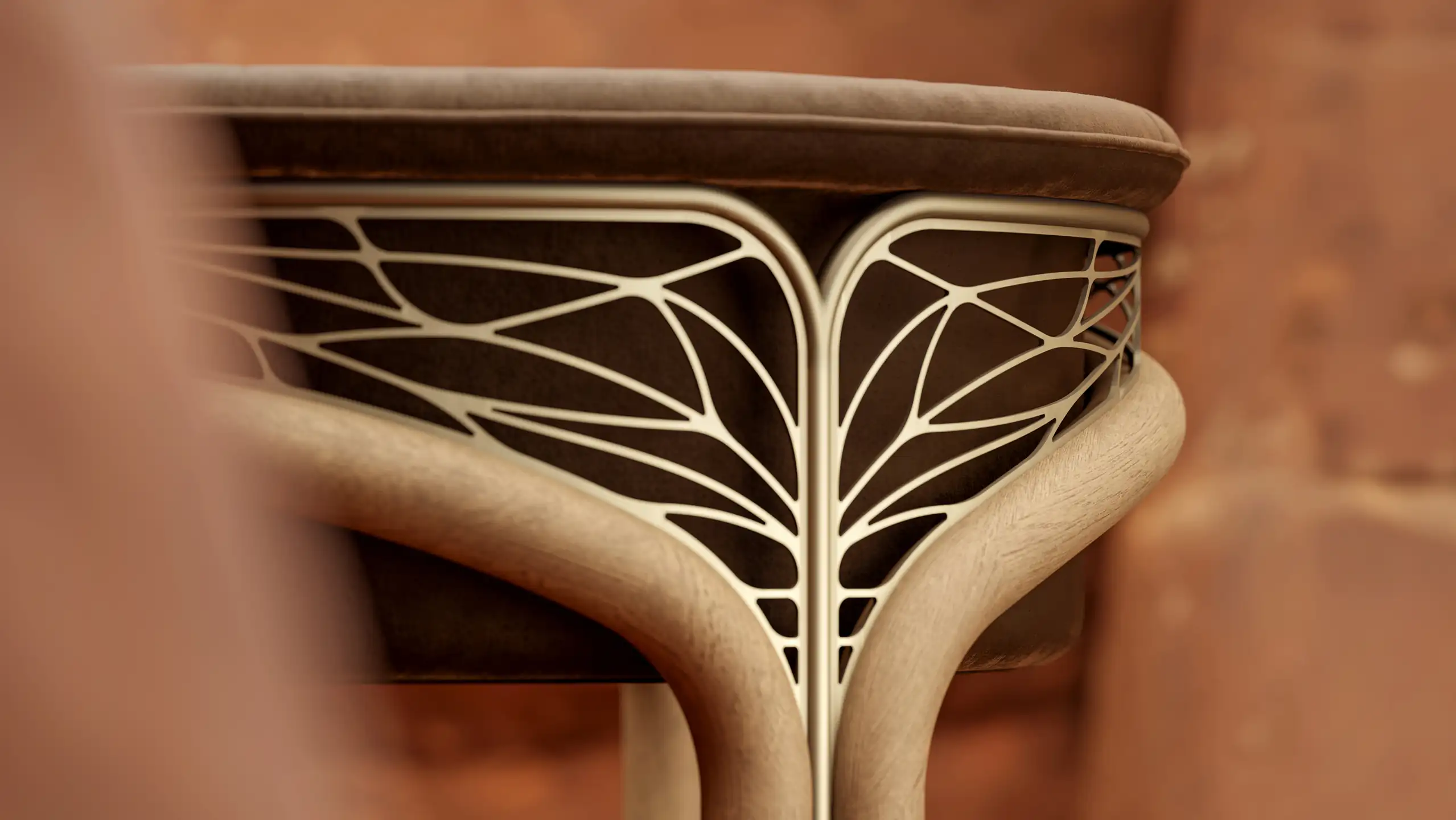 Morpho Red Desert collection Volita dining chair